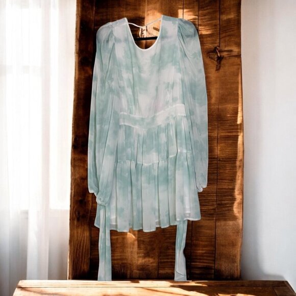 LDT Tie Dye Mini Dress Size 12 - Picture 5 of 14